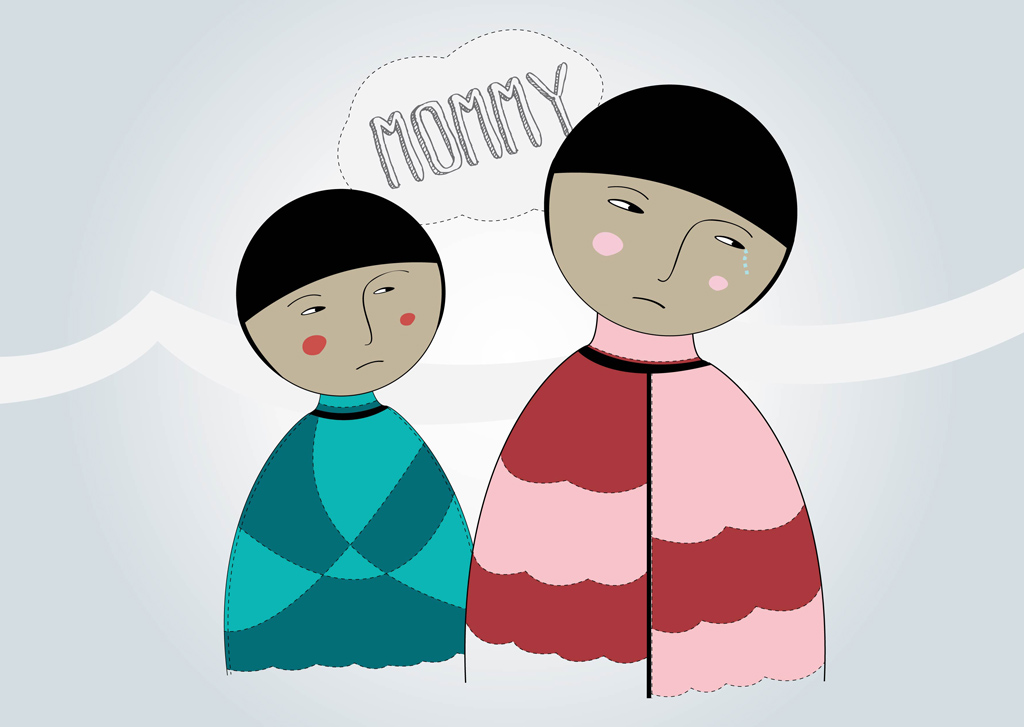 Download Mother And Child Vector Vector Art & Graphics | freevector.com