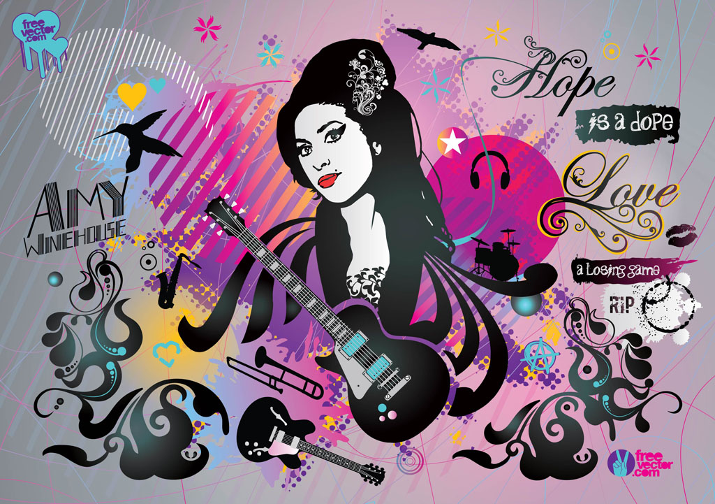 Pop Art: Amy Winehouse (Pink) »