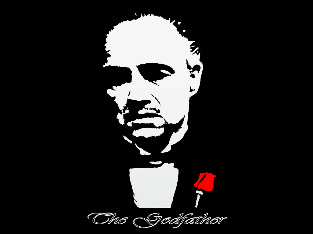 Download The Godfather Marlon Brando Vector Art & Graphics ...