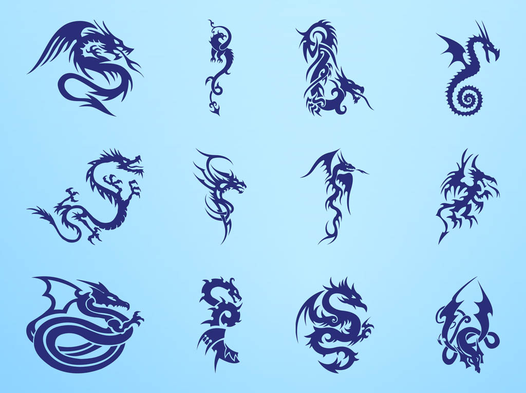 Dragon Tattoos: Picture List Of Dragon Tattoo Designs