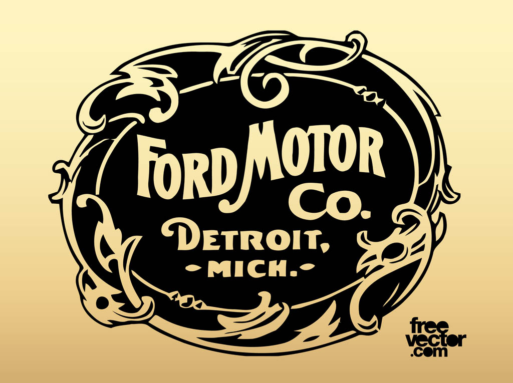 Download Old Ford Motor Company Logo Vector Art & Graphics ...