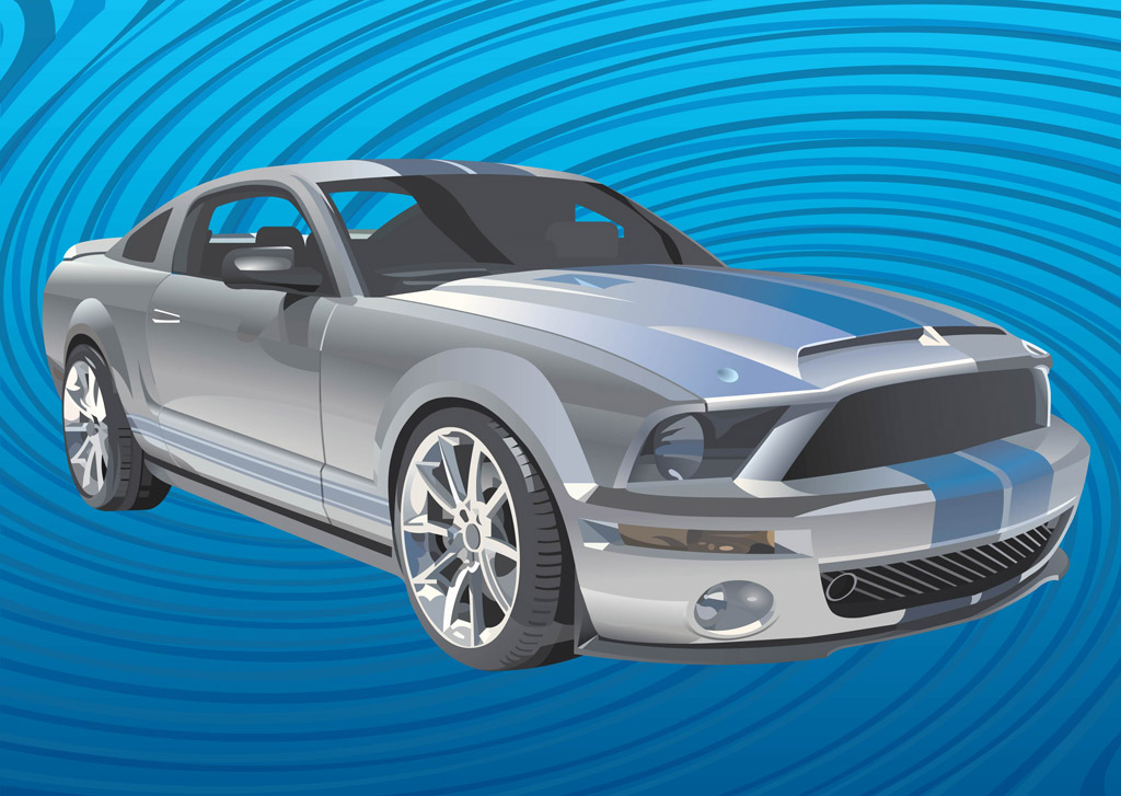 Download Mustang Car Vector Vector Art & Graphics | freevector.com