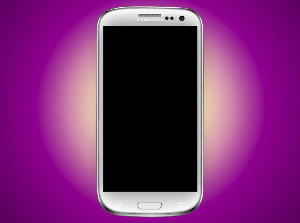 samsung mobile phone vector