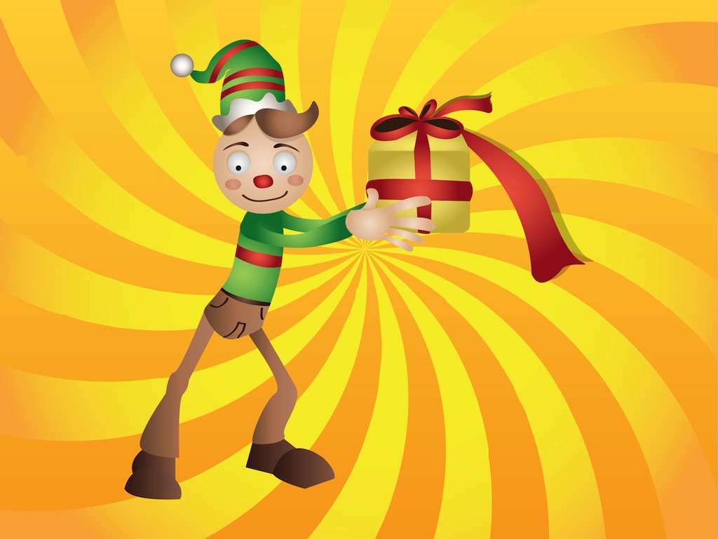 Download Christmas Elf Vector Art & Graphics | freevector.com