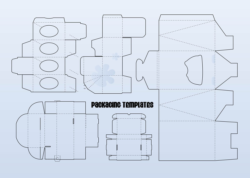 box packaging templates