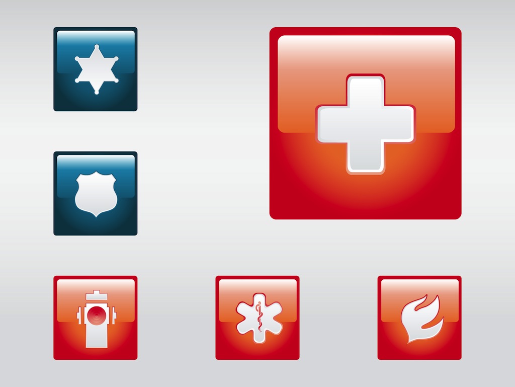 emergency icon vector
