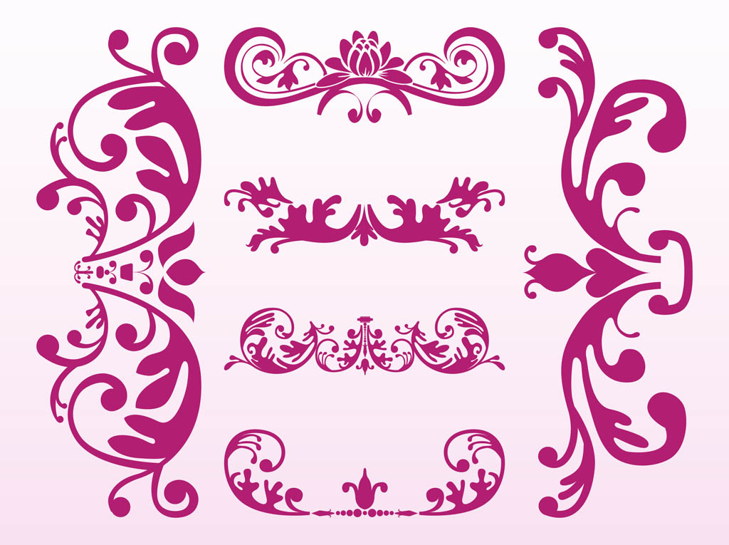 Download Floral Ornaments Designs Vector Art & Graphics ...