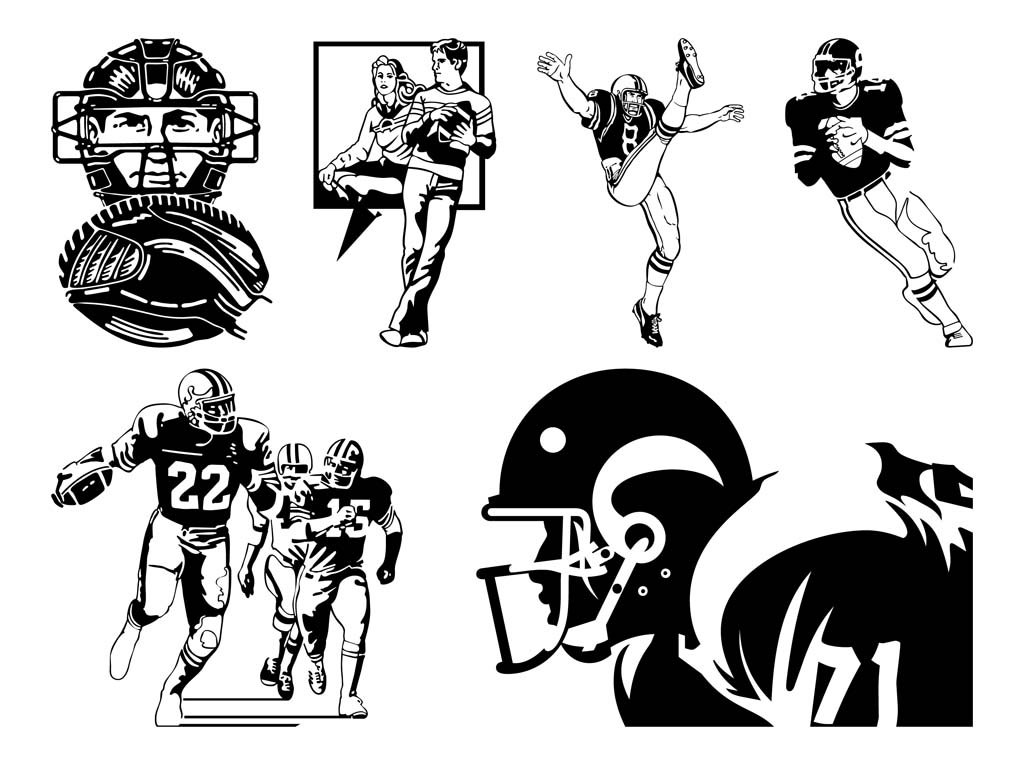 Download American Football Vector Vector Art & Graphics ...
