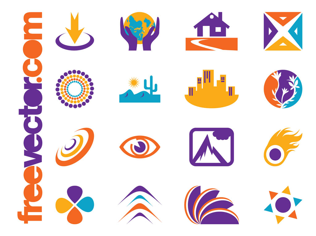 Icons And Logo Templates Vector Art & Graphics | freevector.com