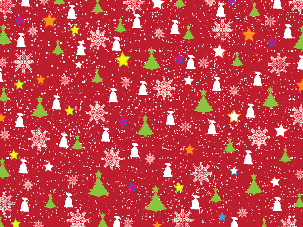Christmas Wrapping Paper Seamless Pattern Your Stock Vector