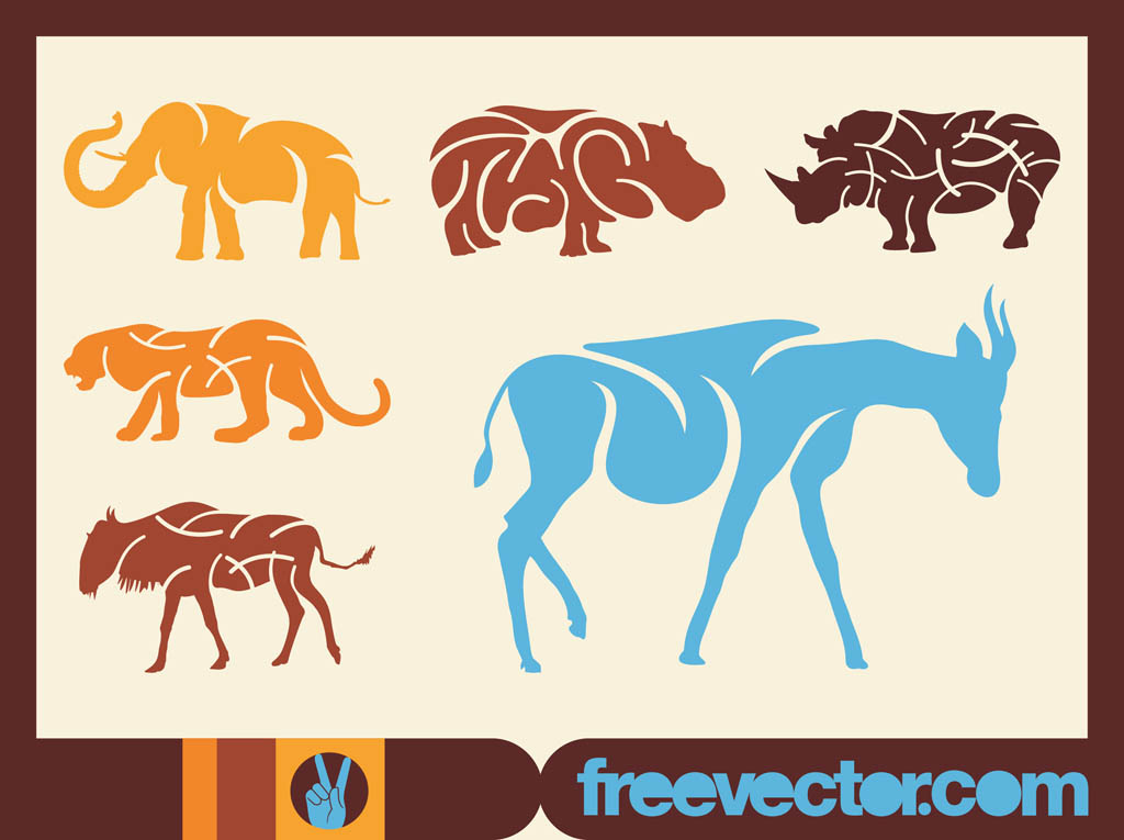 Download African Animals Vectors Vector Art & Graphics | freevector.com