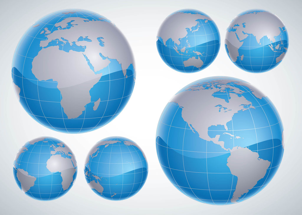 Download 3 D Globes Vector Art & Graphics | freevector.com