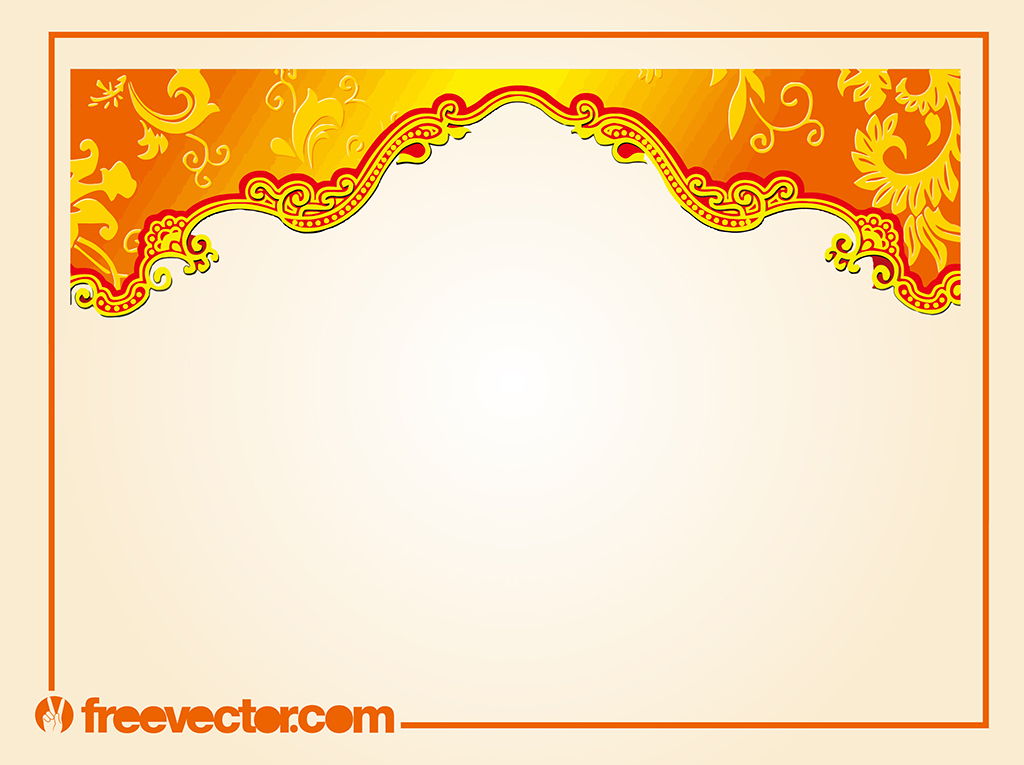 Download Border With Floral Scrolls Vector Art & Graphics ...