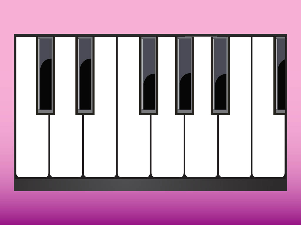 Piano Keys Vector Art & Graphics | freevector.com