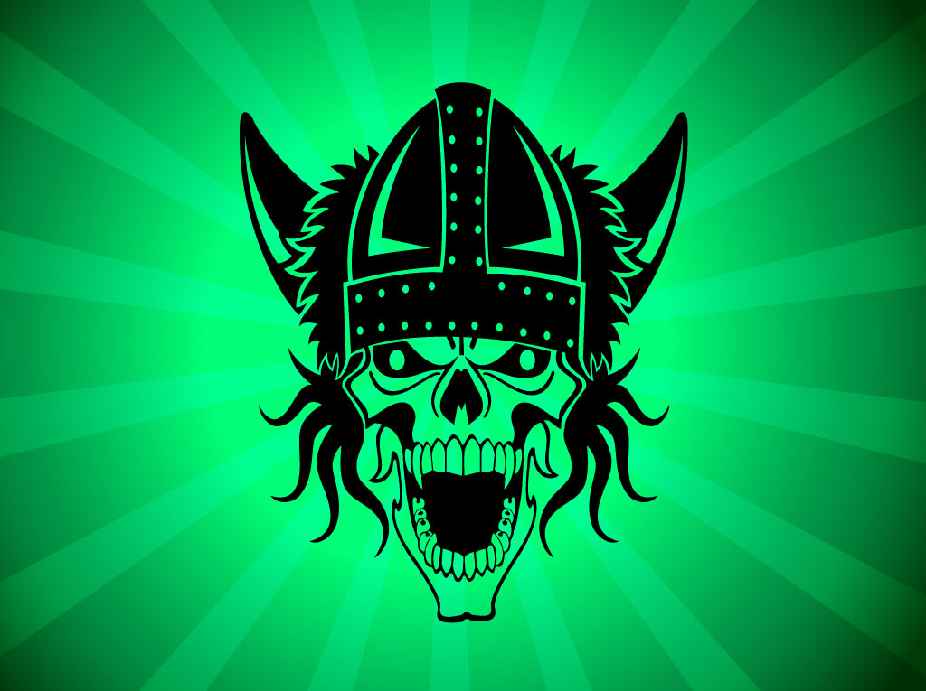 Skull Warrior Vector Art & Graphics | freevector.com
