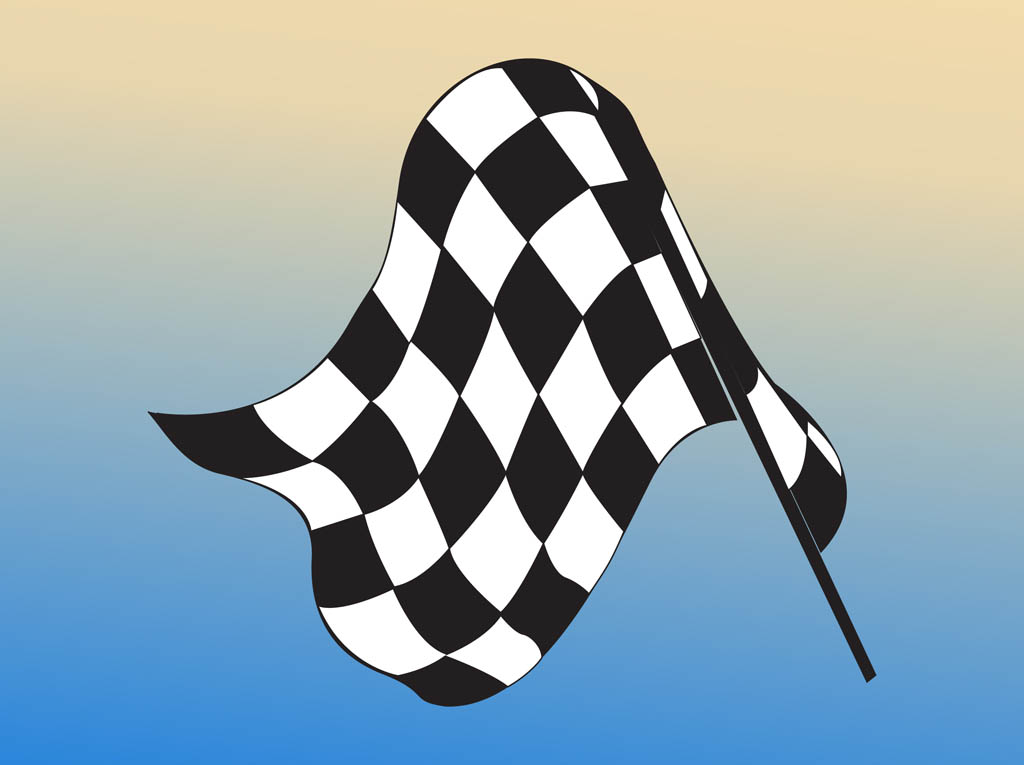 Download Checkered Flag Vector Art & Graphics | freevector.com