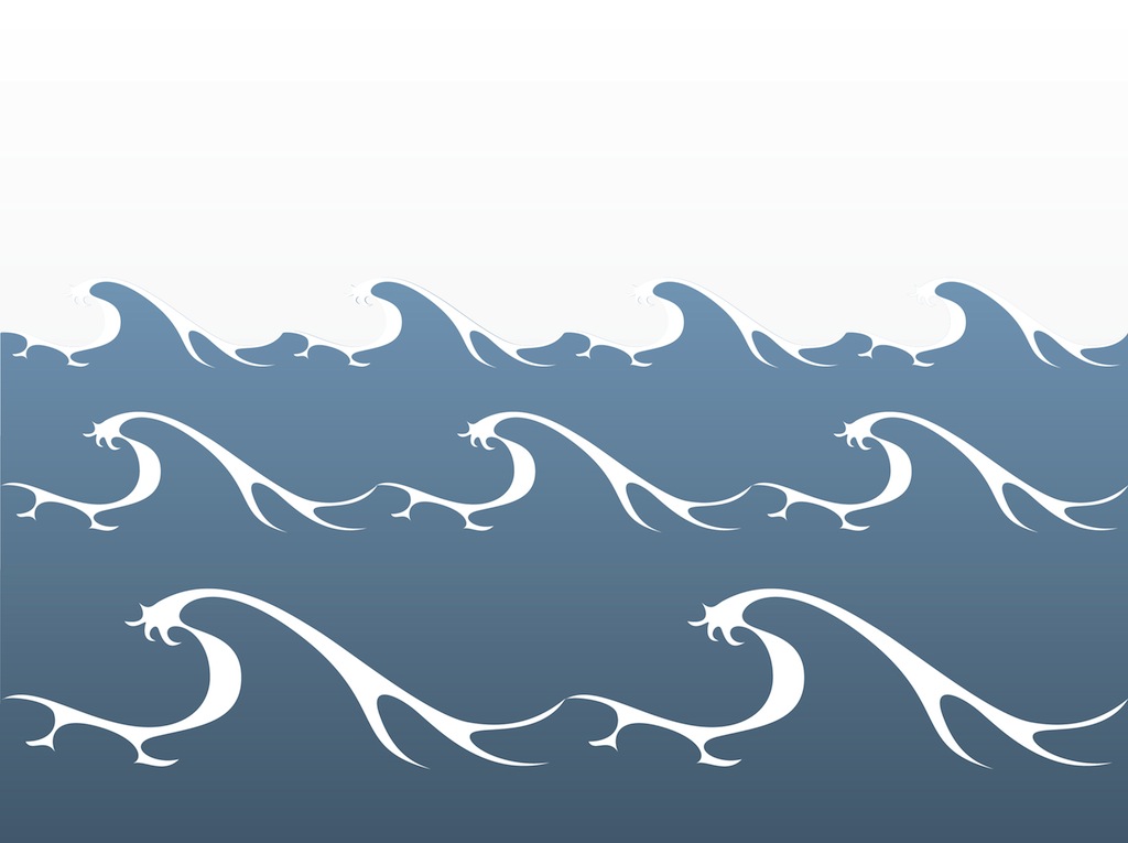 Download Sea Waves Vector Art & Graphics | freevector.com