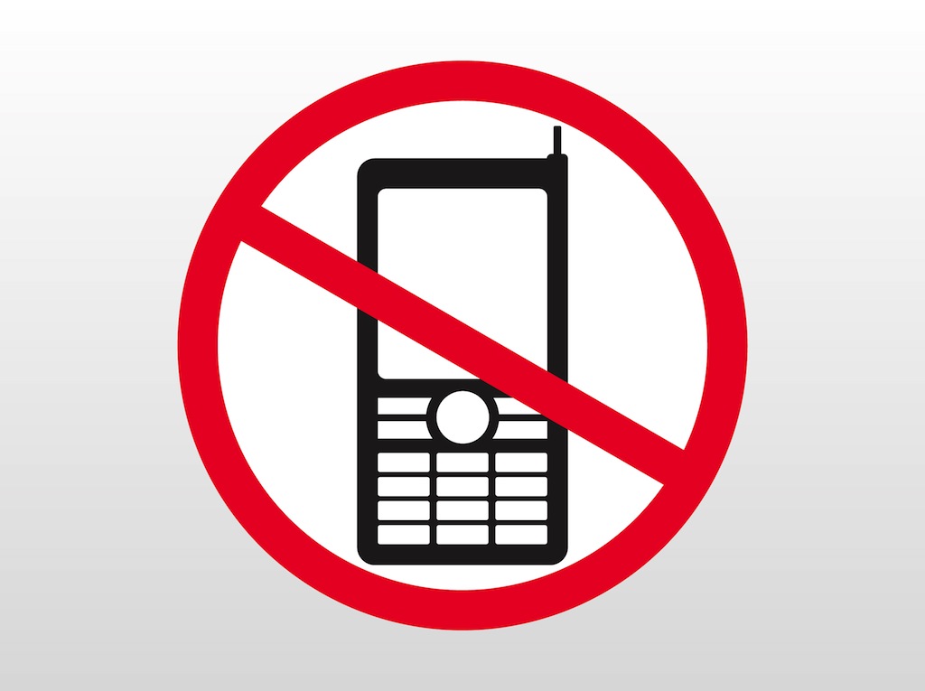 No Cell Phone Sign Clip Art