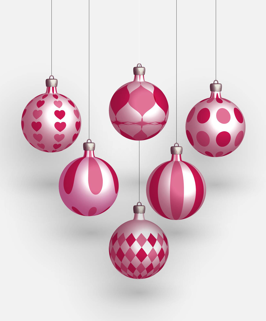 Christmas Balls Vectors Vector Art & Graphics  freevector.com