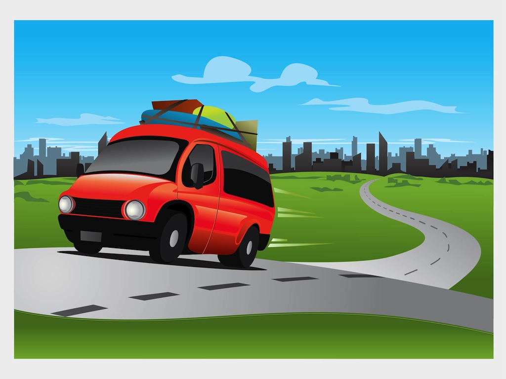 Road Trip Illustration Vector Art & Graphics | freevector.com