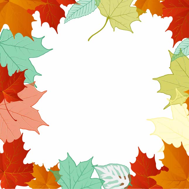 Free Fun Leaf Frame Vector Background Vector Art & Graphics ...